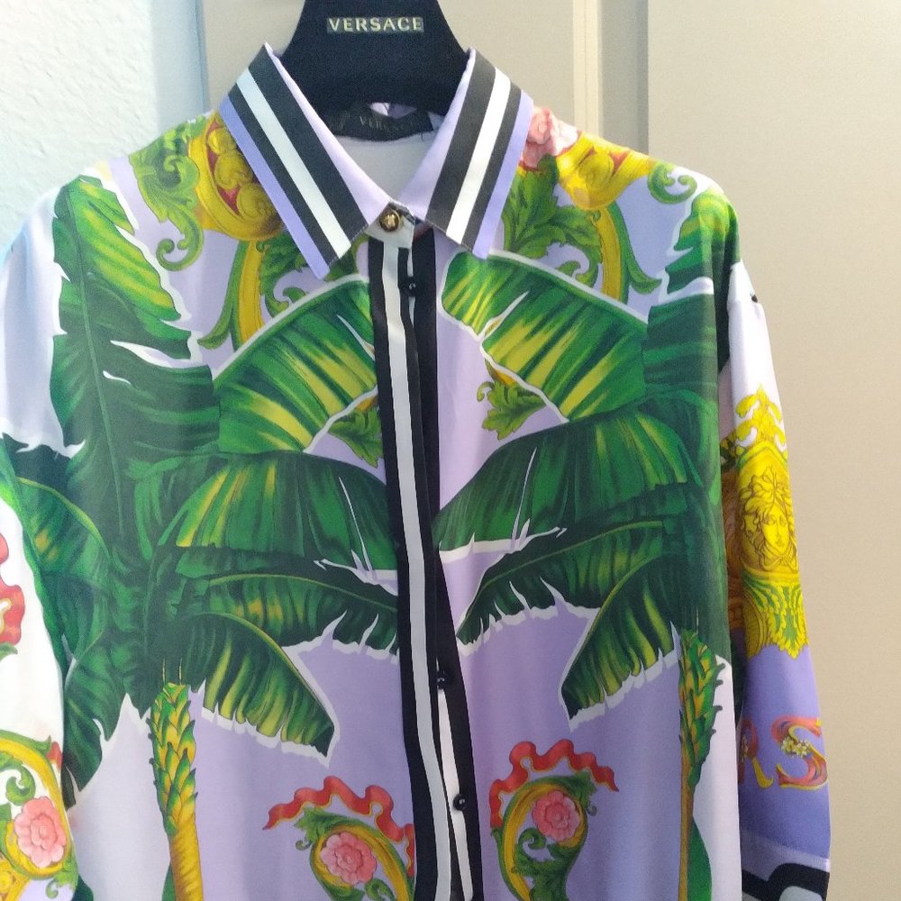 Versace Silk Dress with Belt